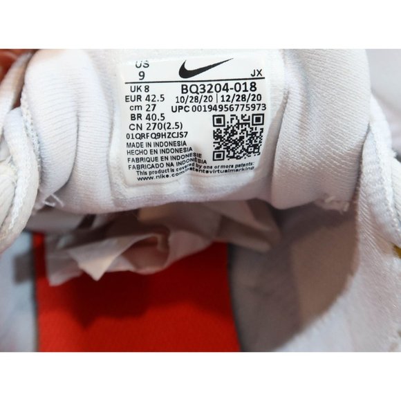 NIKE Revolution 5 Running Shoes in Pure Platinum/Thunder Blue Size 9 - Picture 8 of 9